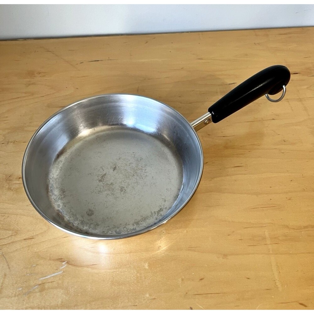 Vintage REVERE WARE 7” Stainless Bakelite Clinton ILL. 79 No lid